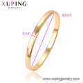 51564- Xuping Jóias Moda Simples Projetado Pulseiras com Banhado A Ouro 18K